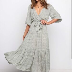 Petal & Pup Green Maxi Dress